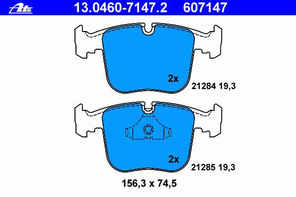 Klocki hamulcowe przednie tarczowe TRW GDB1118 cena, od 47,99 USD