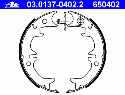 Klocki hamulca ręcznego Toyota 4654033010 cena, od 25,53 USD