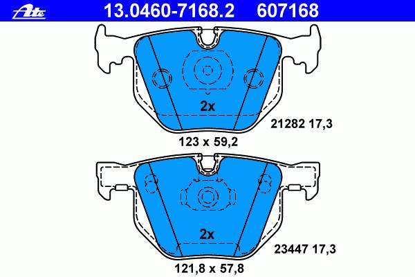 986494286 Bosch okładziny (klocki do hamulców tarczowych tylne)