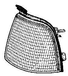 Kierunkowskaz lewy Audi 80 89, 89Q, 8A