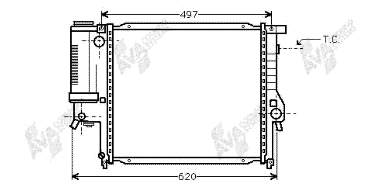 06002124 VAN Wezel chłodnica silnika