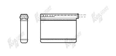 Chłodnica nagrzewnicy (ogrzewacza) 06006166 VAN Wezel