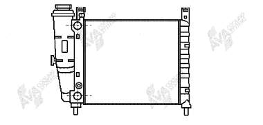 Chłodnica silnika Fiat Uno 146A
