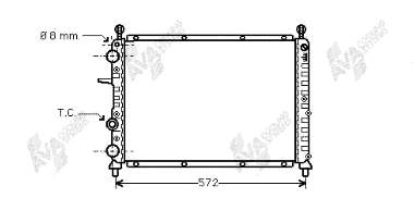 Chłodnica silnika Fiat Tempra 159