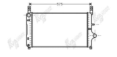 Chłodnica silnika Ford Fiesta GFJ