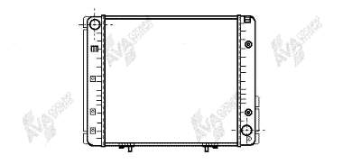 Chłodnica silnika Mercedes A1245000203 cena, od 71,51 USD
