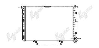 Chłodnica silnika Mercedes A1245000002 cena, od 165,23 USD