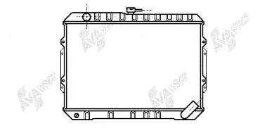 Chłodnica silnika do Mitsubishi Pajero I L04G, L14G