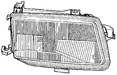 90341849 Opel Reflektor lewy