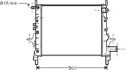 Chłodnica silnika Renault Twingo 1 C06
