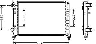 51867711 Fiat/Alfa/Lancia Chłodnica silnika