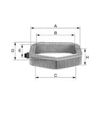 A0030945304 Mercedes Filtr powietrza