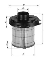 C1468 Mann-Filter Filtr powietrza