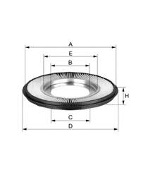 C2826 Mann-Filter Filtr powietrza
