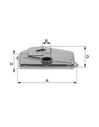 Filtr automatycznej skrzyni biegów Mann-Filter H199 cena, od 30,26 USD