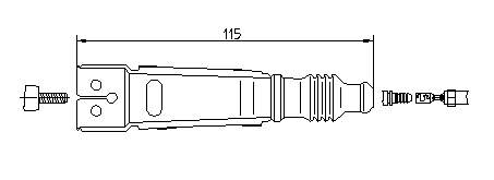 Końcówka świecy zapłonowej Volkswagen Polo 3 (6KV2)