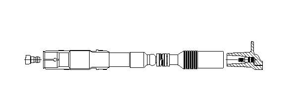 356912948 Mercedes Zestaw przewodów wysokiego napięcia