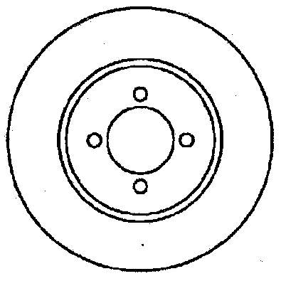 561375B Jurid/Bendix tarcza hamulcowa tylna