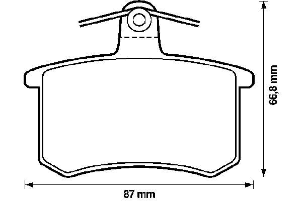 Okładziny (klocki) do hamulców tarczowych tylne VALEO 301125 cena, od 18,57 USD
