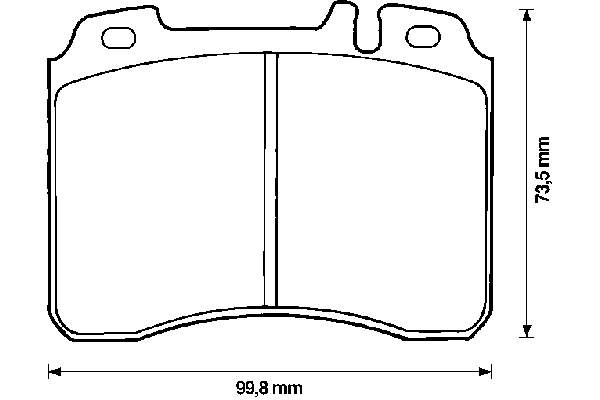 Do koszyka P50022 Brembo Klocki hamulcowe przednie tarczowe