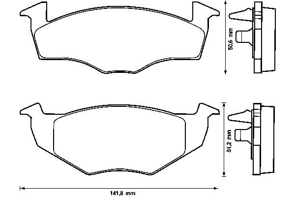 1617253780 Peugeot/Citroen klocki hamulcowe przednie tarczowe