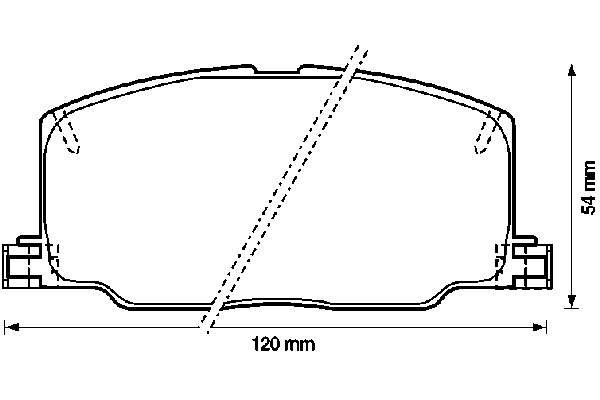 Klocki hamulcowe przednie tarczowe Toyota 04465YZZ68 cena, od 24,86 USD