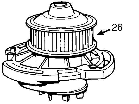 52121004 Fiat/Alfa/Lancia pompa chłodząca wodna