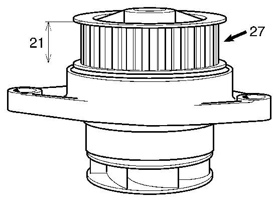 VKPC 81210 SKF pompa chłodząca wodna