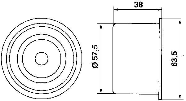 VKM85002 SKF Rolka prowadząca kierunkowa paska rozrządu