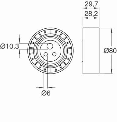 46469587 Fiat/Alfa/Lancia Rolka napinacza paska napędowego