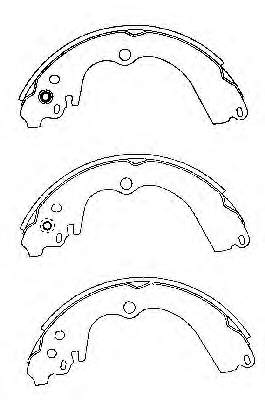 26298AA040 Subaru Klocki hamulcowe tylne bębnowe