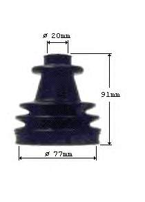 Osłona przegubu homokinetycznego półosi przedniej zewnętrzna Peugeot/Citroen 9403293778 cena, od 7,53 USD