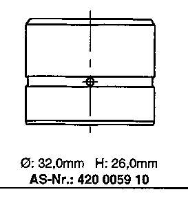  Kompensator hydrauliczny (popychacz hydrauliczny), popychacz zaworu Daewoo Nexia 2