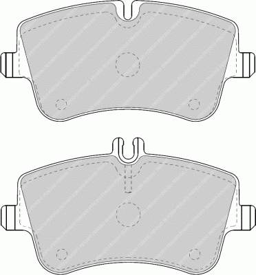 A0064206220 Mercedes Klocki hamulcowe przednie tarczowe
