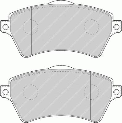 LR021899 Land Rover Klocki hamulcowe przednie tarczowe