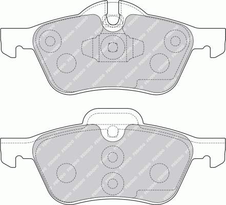 34116770332 BMW Klocki hamulcowe przednie tarczowe