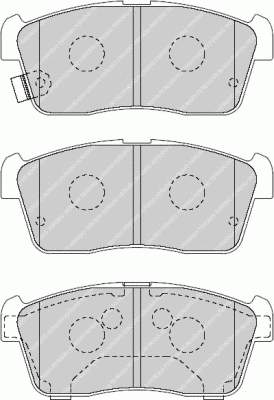 5581076A01 Suzuki Klocki hamulcowe przednie tarczowe