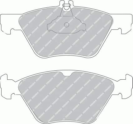 FDB1050 Ferodo klocki hamulcowe przednie tarczowe