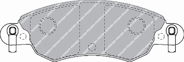 425287 Peugeot/Citroen klocki hamulcowe przednie tarczowe