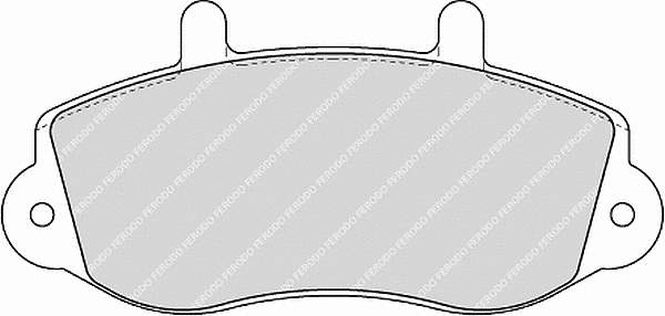 7701207166 Renault (RVI) Klocki hamulcowe przednie tarczowe
