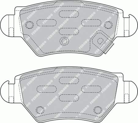 Okładziny (klocki) do hamulców tarczowych tylne Opel 1605093 cena, od 8,73 USD