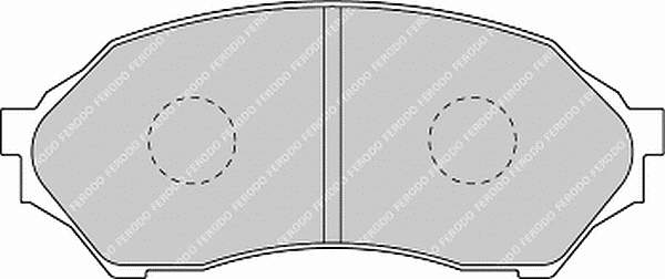 Klocki hamulcowe przednie tarczowe Mazda B2YD3328Z cena, od 14,75 USD