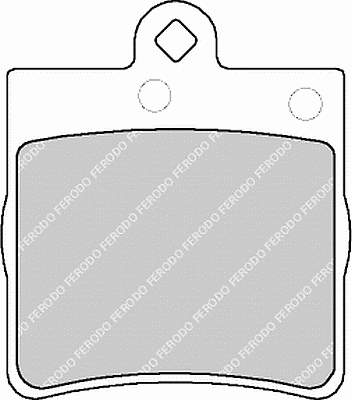 FDB1311 Ferodo okładziny (klocki do hamulców tarczowych tylne)
