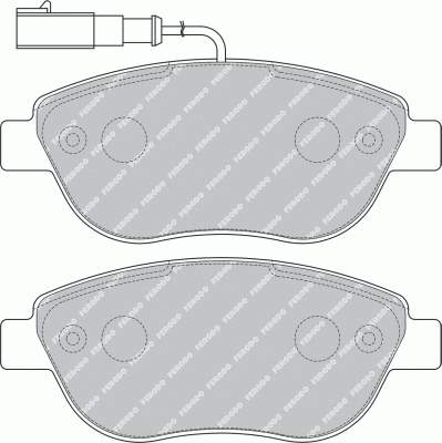 Klocki hamulcowe przednie tarczowe Fiat/Alfa/Lancia 71770080 cena, od 24,83 USD