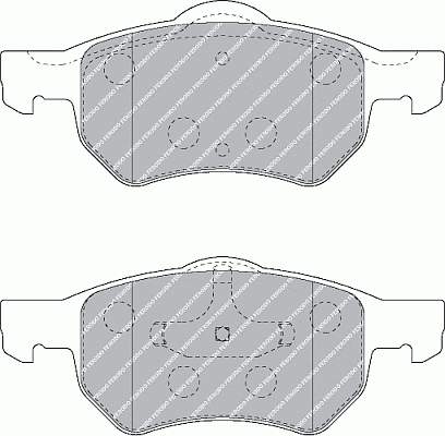 5072216AA Chrysler Klocki hamulcowe przednie tarczowe