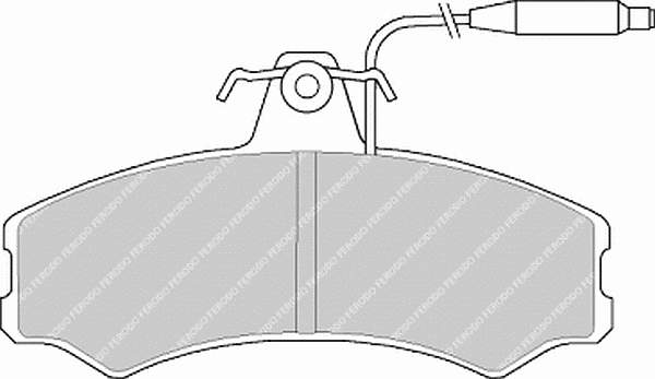 71770950 Fiat/Alfa/Lancia klocki hamulcowe przednie tarczowe