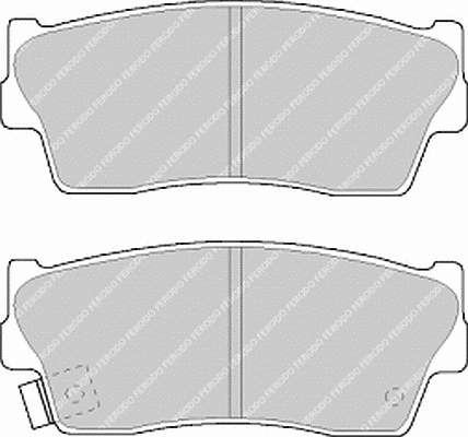 Klocki hamulcowe przednie tarczowe P79006 Brembo