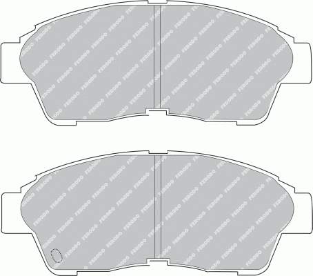 FDB867 Ferodo klocki hamulcowe przednie tarczowe