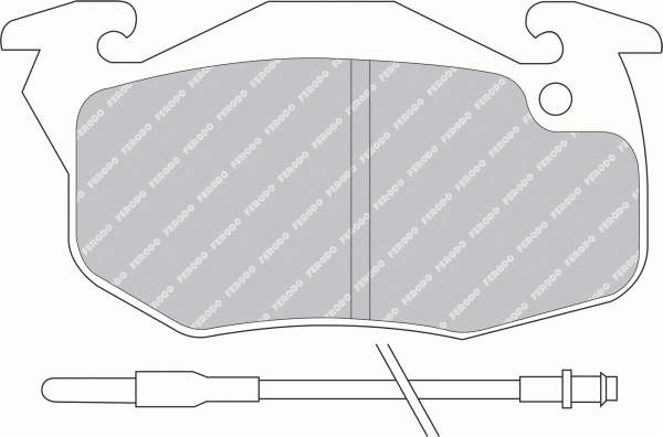 7711130034 Renault (RVI) Klocki hamulcowe przednie tarczowe