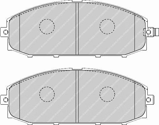 Klocki hamulcowe przednie tarczowe Nissan/Infiniti 41060VC290 cena, od 27,02 USD